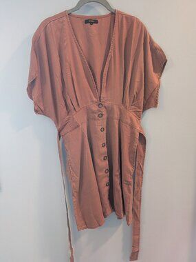 Quince Dress - Terracotta - Size M - NWOT